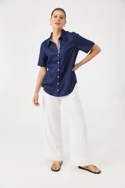 Studio Short Sleeve Shirt - Indigo