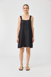 Studio Short Tank Dress - Black