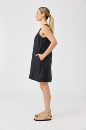 Studio Short Tank Dress - Black