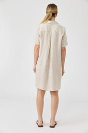 Studio Short Shirt Dress - Dune