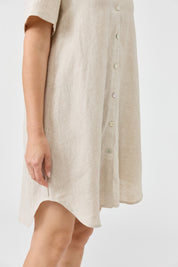 Studio Short Shirt Dress - Dune