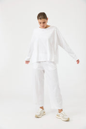 Studio Traveller LS Tshirt - Salt
