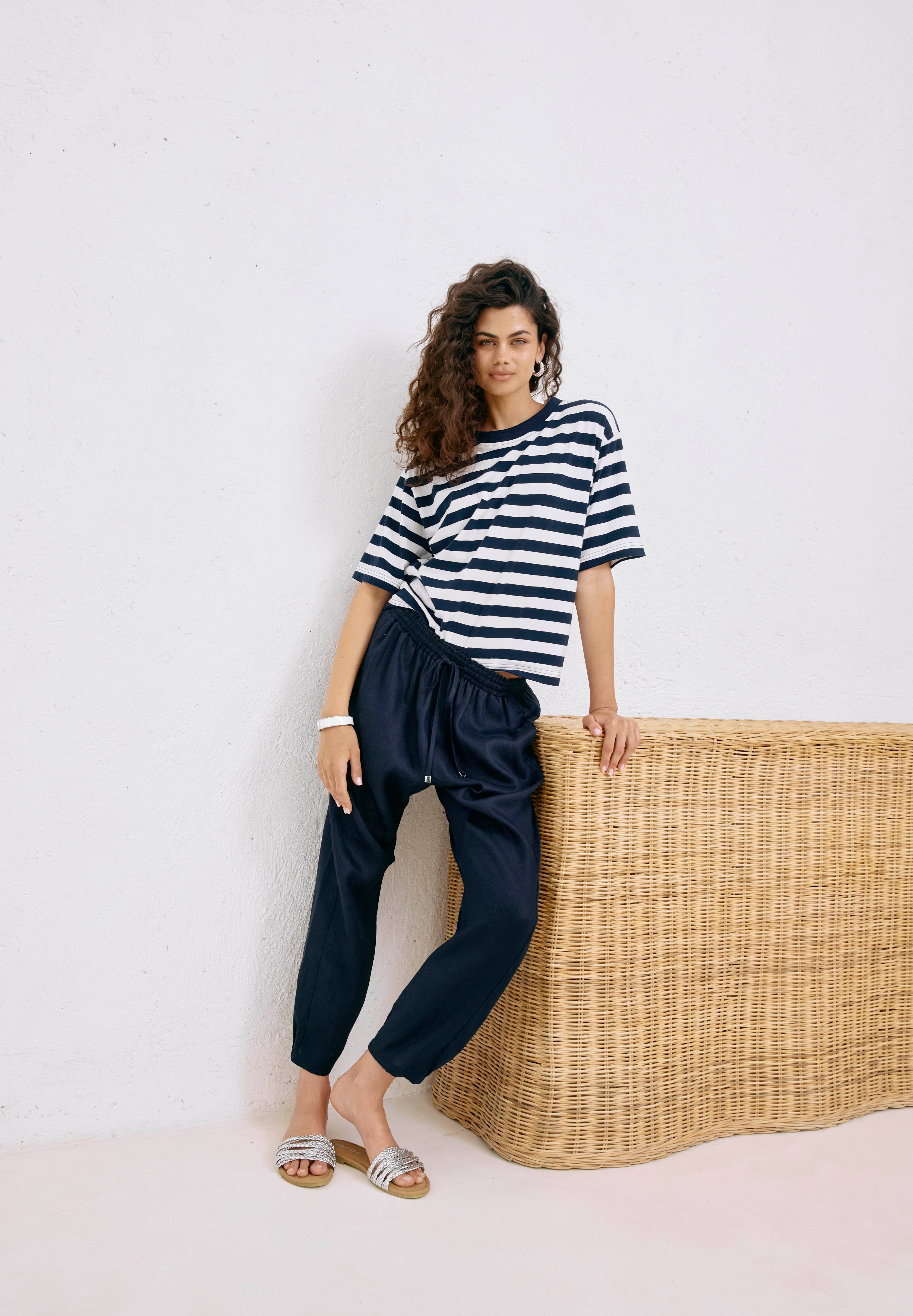 Studio Relaxed Pant - Navy