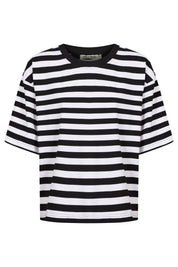 Studio Stripe Tshirt - Ebony