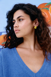 Parisio Twist Earring - Citrine