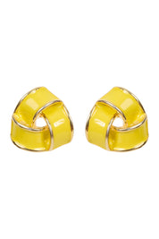 Parisio Twist Earring - Citrine