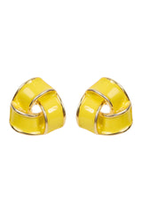 Parisio Twist Earring - Citrine