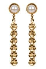 Alegria Earring - Pearl Stamped