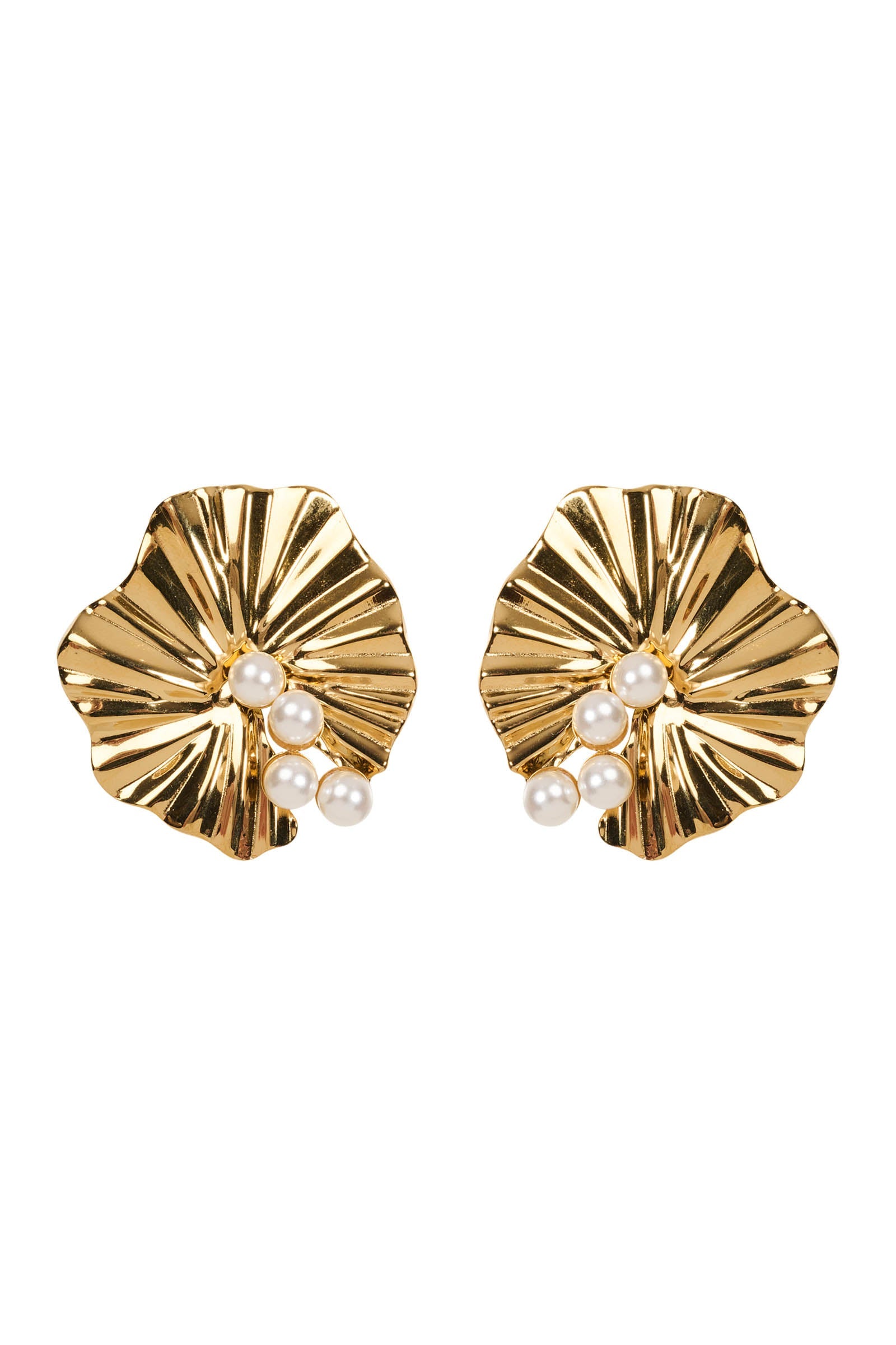 Alegria Vintage Earring - Gold Flower