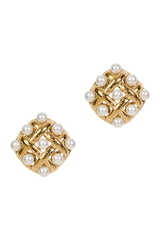 Alegria Vintage Earring - Pearl Cluster