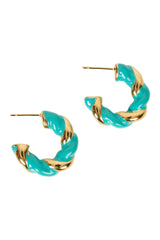 Treville Hoop Earring - Lagoon