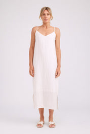Studio Tank Maxi Dress - White
