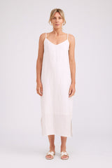 Studio Tank Maxi Dress - White