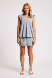 Roam Top - Denim
