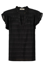 Sovana Frill Tank - Black