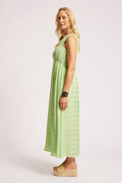 Sovana Ruched Maxi Dress - Mint