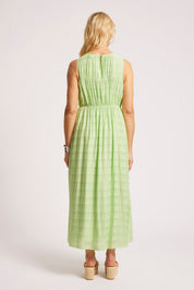 Sovana Ruched Maxi Dress - Mint