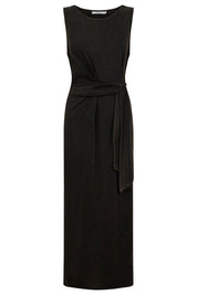 Caldera Wrap Tank Dress - Black