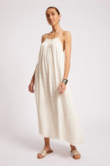 Sovana Tank Maxi Dress - White
