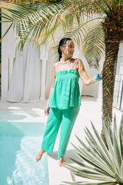 Cove Relaxed Pant - Jade