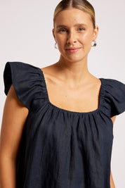 Cove Top - Indigo