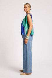 Palmera Top - Seafoam