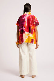 Palmera Collared Top - Solara