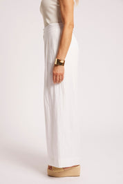 Cove Palazzo Pant - White