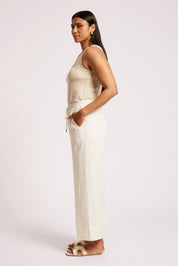 Cove Relaxed Pant - White