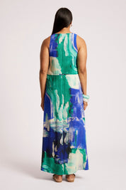 Palmera Tank Maxi Dress - Seafoam