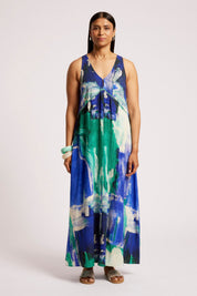 Palmera Tank Maxi Dress - Seafoam