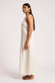 Cove Tank Maxi Dress - White