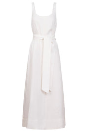 Cove Tank Maxi Dress - White