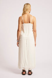 Drift Lace Tank - White