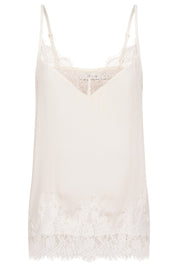 Drift Lace Tank - White