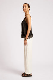 Drift Lace Tank - Black