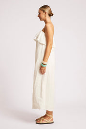Maris Strapless Dress - White