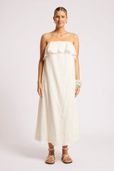 Maris Strapless Dress - White