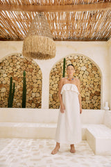 Maris Strapless Dress - Tusk