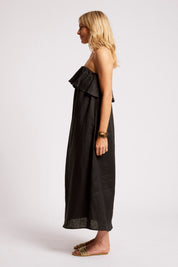Maris Strapless Dress - Black