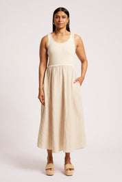 Maris Tank Maxi Dress - Tusk