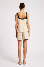 Maris Splice Tank - Tusk / Black