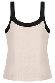 Maris Splice Tank - Tusk / Black
