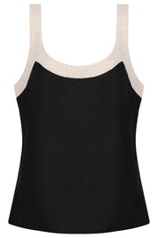 Maris Splice Tank - Black / Tusk