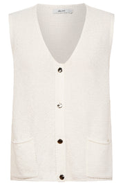 Maris Knit Vest - White