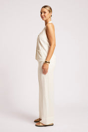 Maris Halter Vest - White