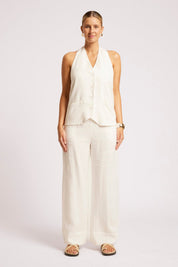 Maris Halter Vest - White