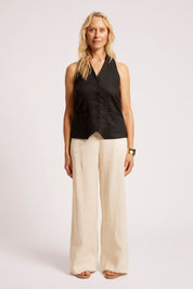 Maris Halter Vest - Black