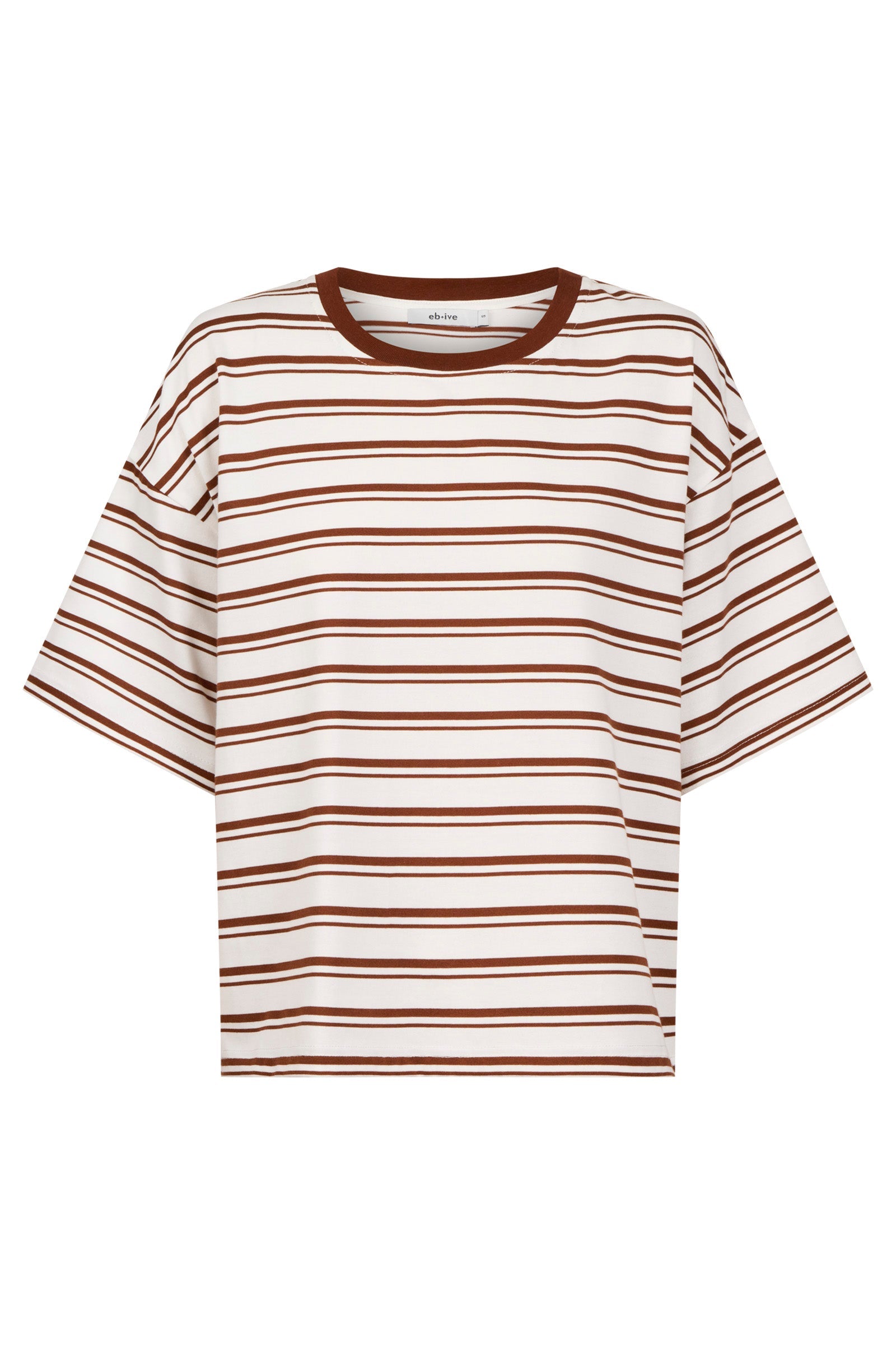 Paloma Striped Tshirt - Dune / White