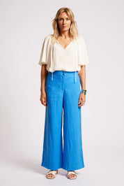 Maris Splice Pant - Marine / White